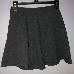 Dark grey mini skirt forever 21